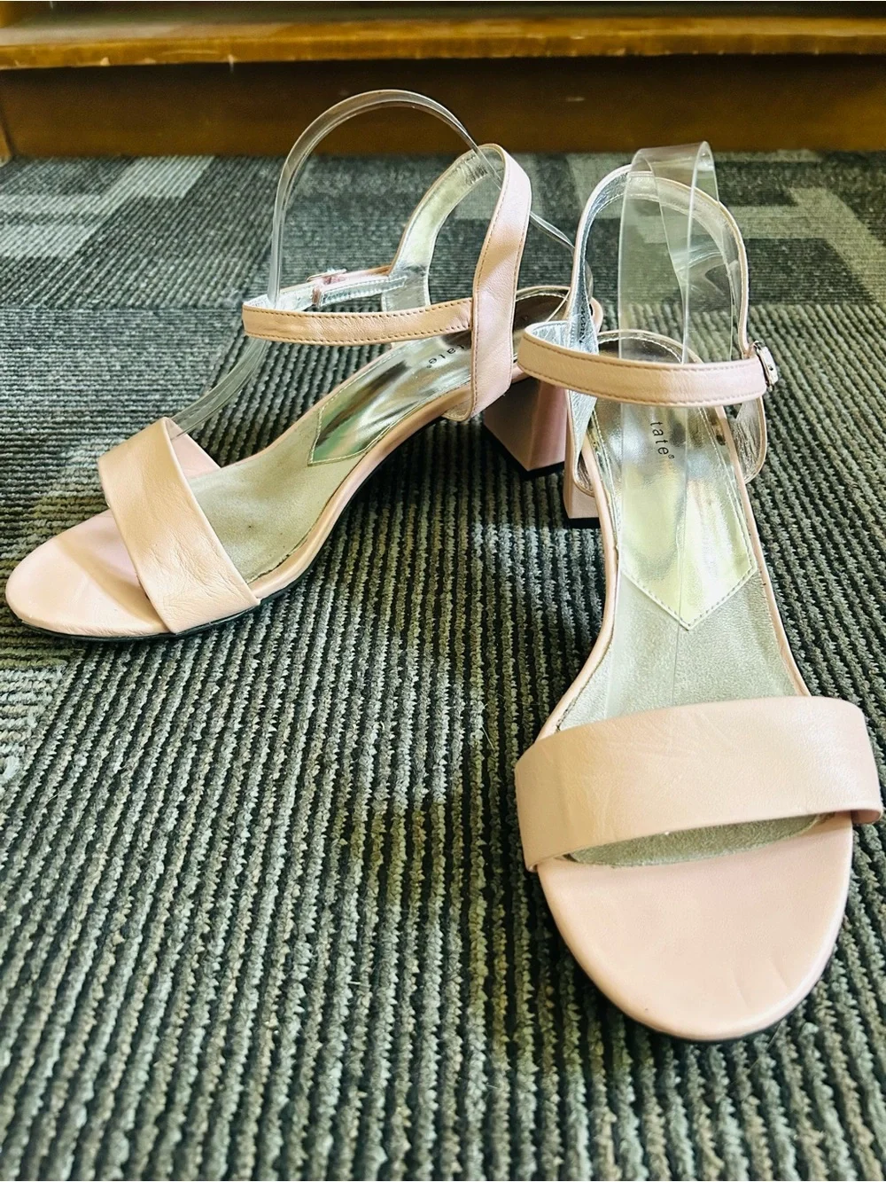 David Tate Pink Ageless Adjustable Ankle Strap Heels Sandals 13 WW EXTRA WIDE